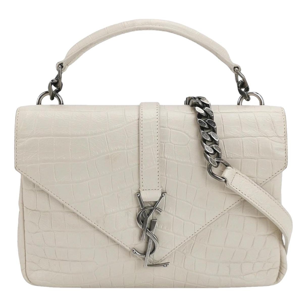 Collége monogramme leather handbag