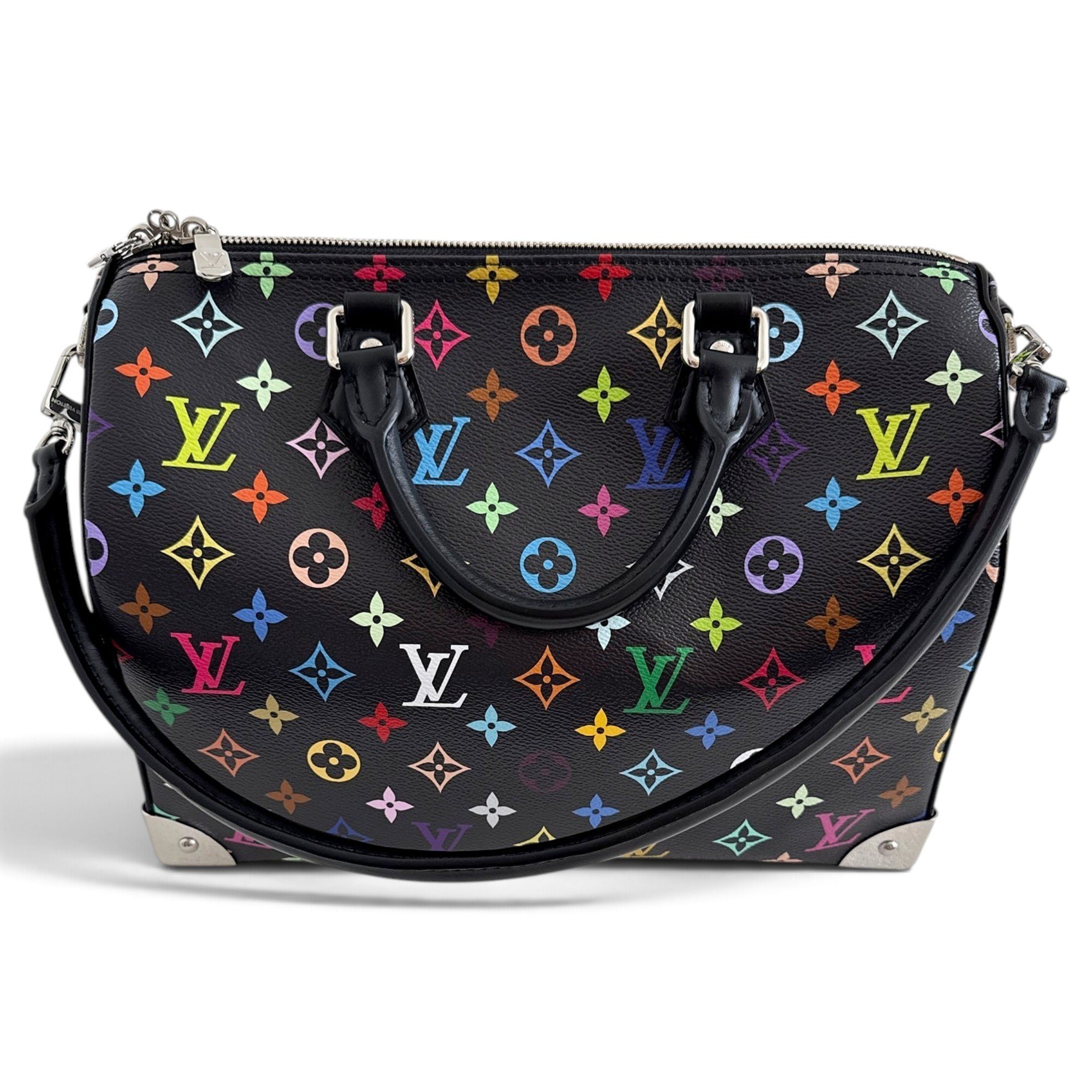Speedy leather handbag