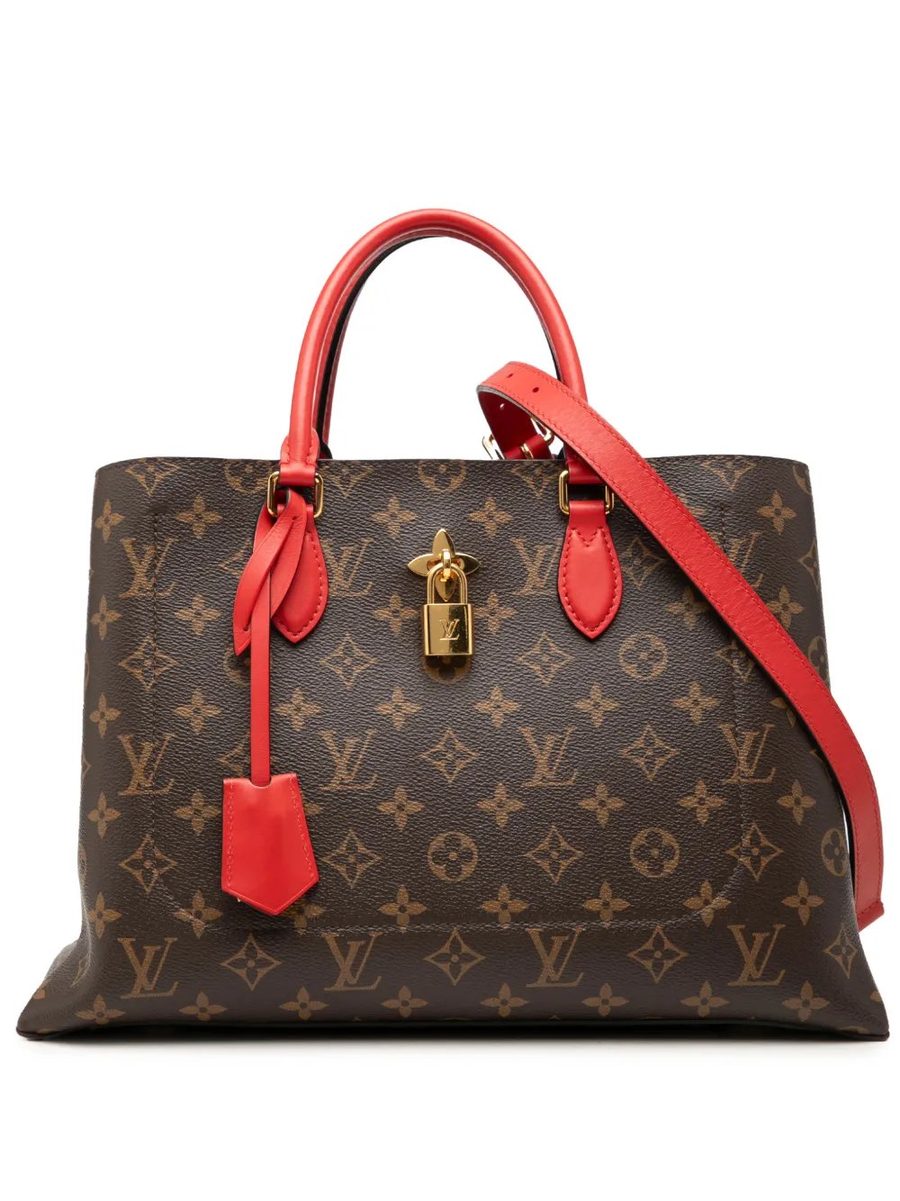 2018 Monogram Flower Tote satchel