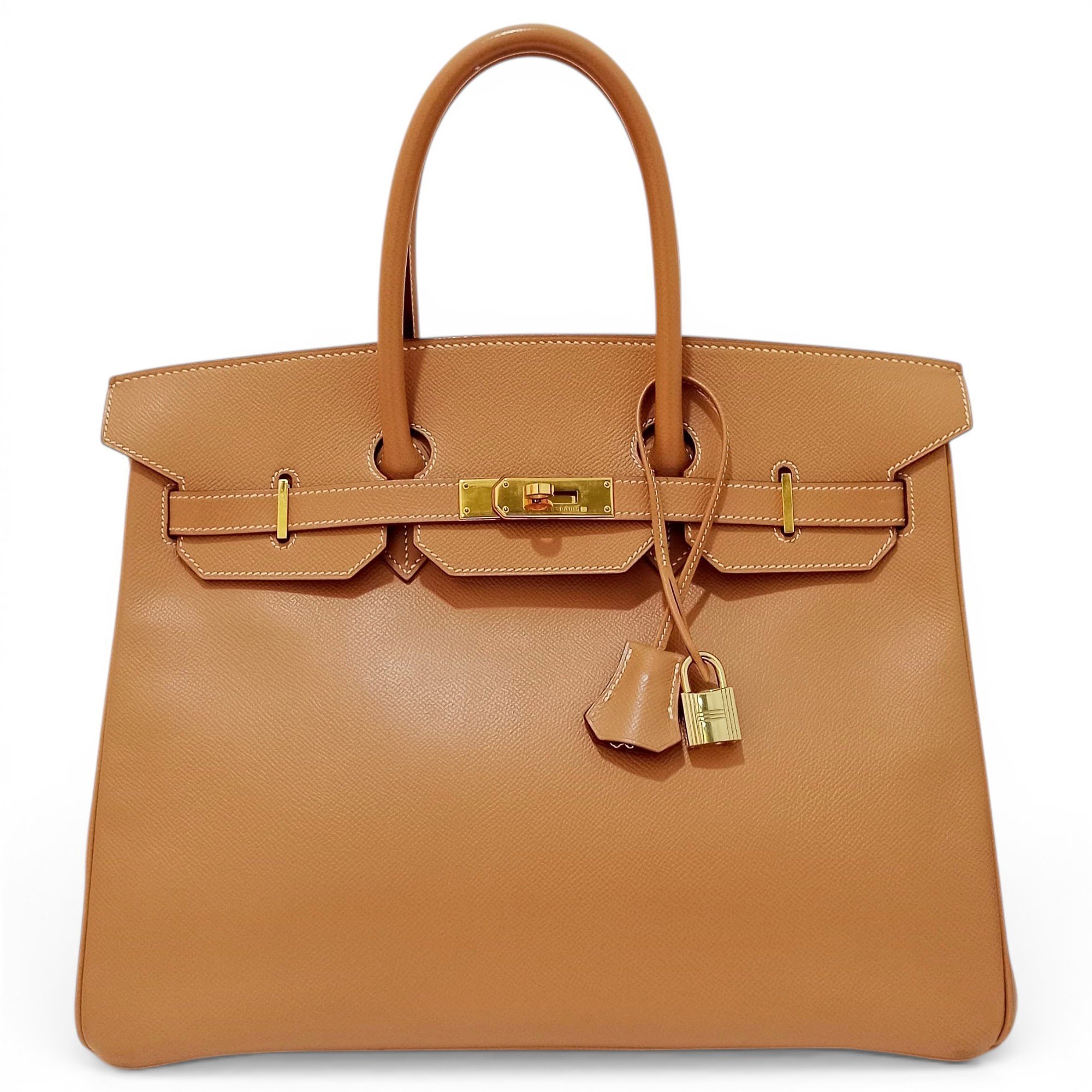 Birkin 35 leather bag