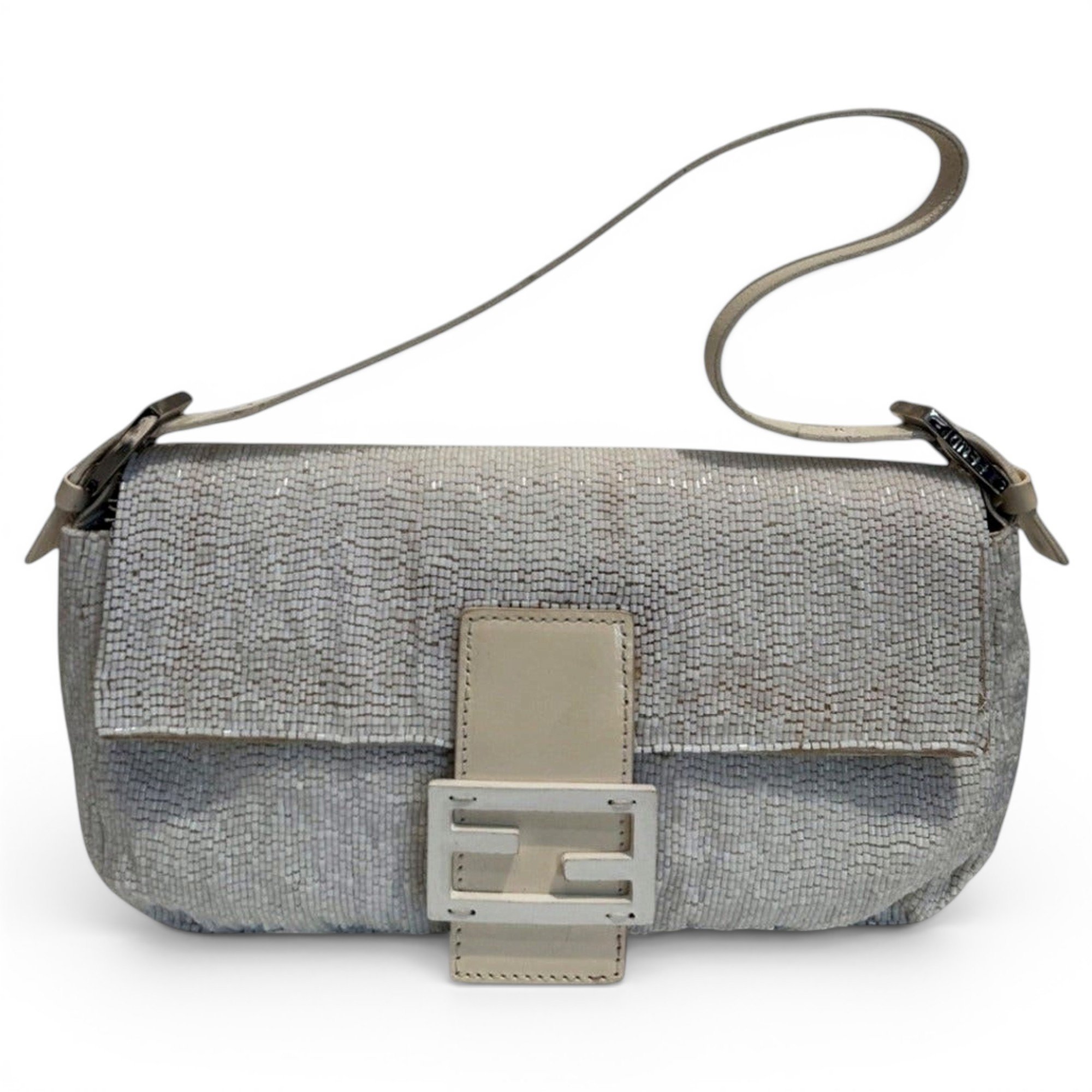 Baguette leather handbag
