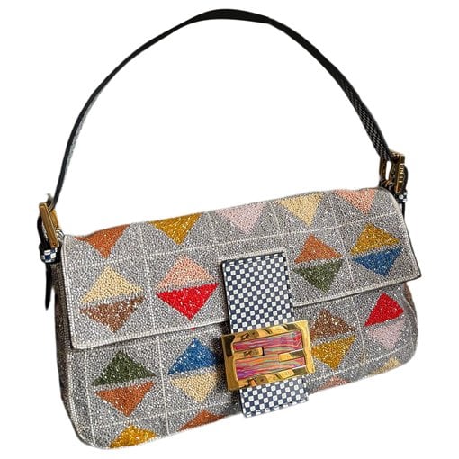 Baguette glitter handbag