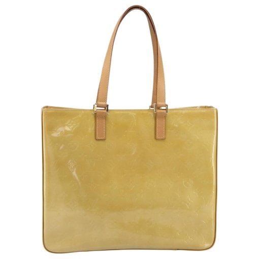 Columbus patent leather tote