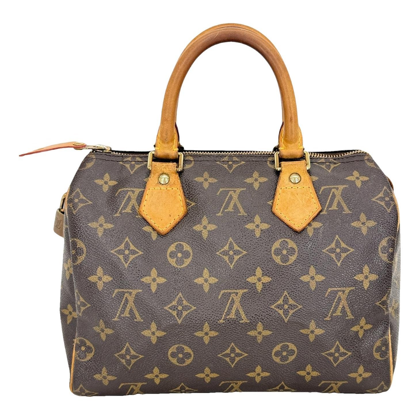 Speedy leather handbag