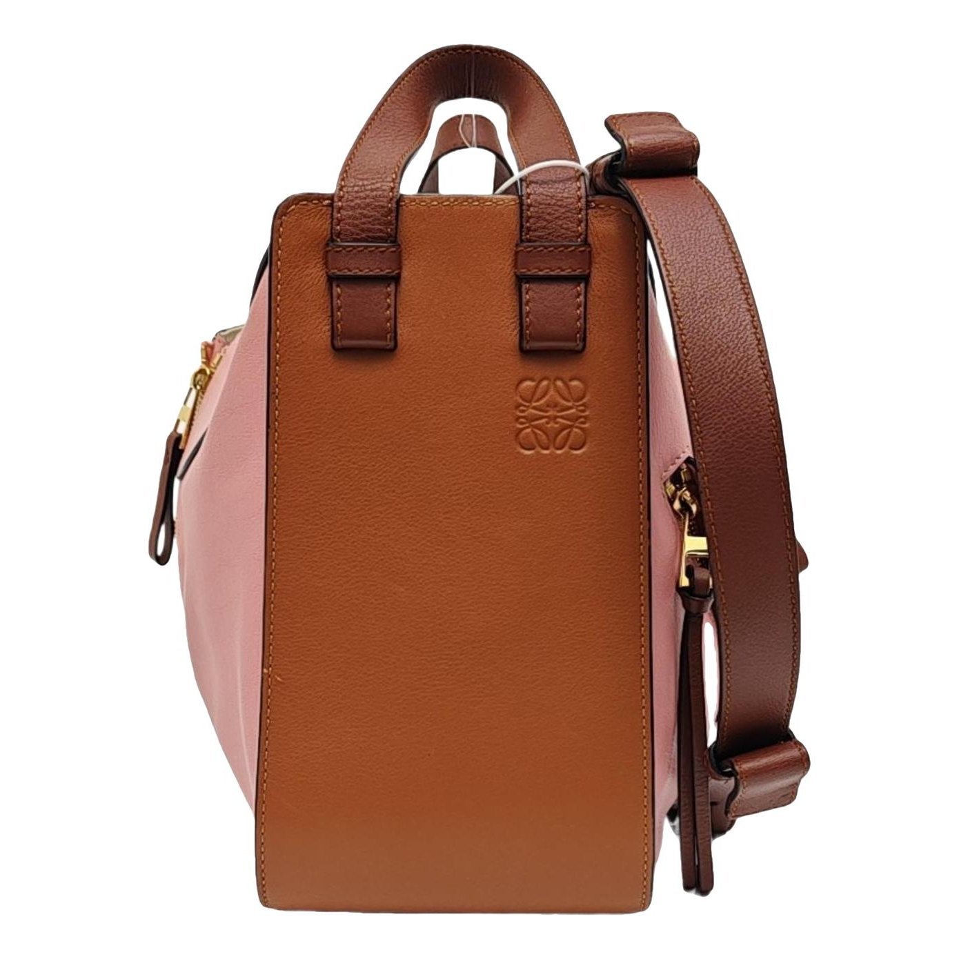 Hammock leather handbag