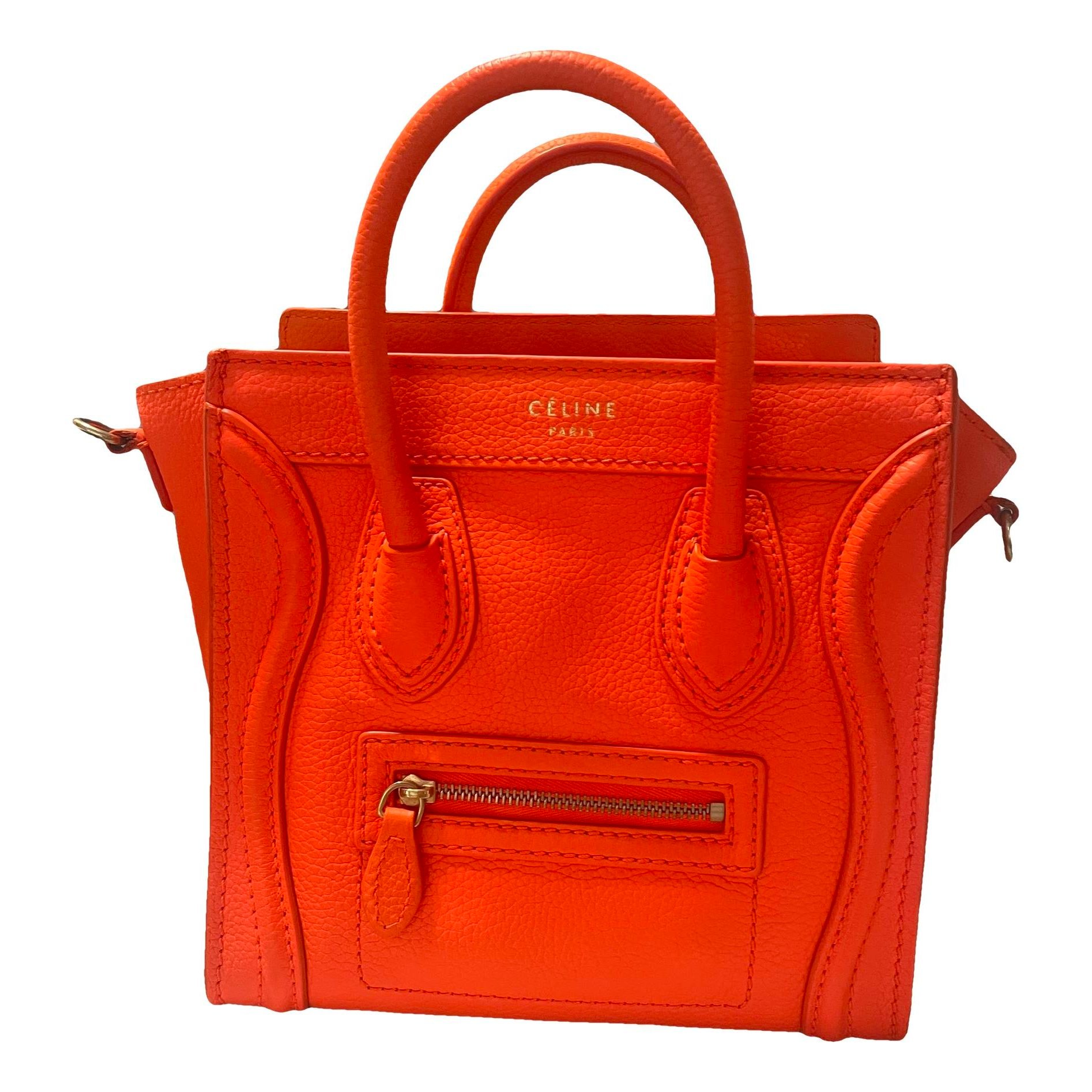 Nano Luggage leather handbag