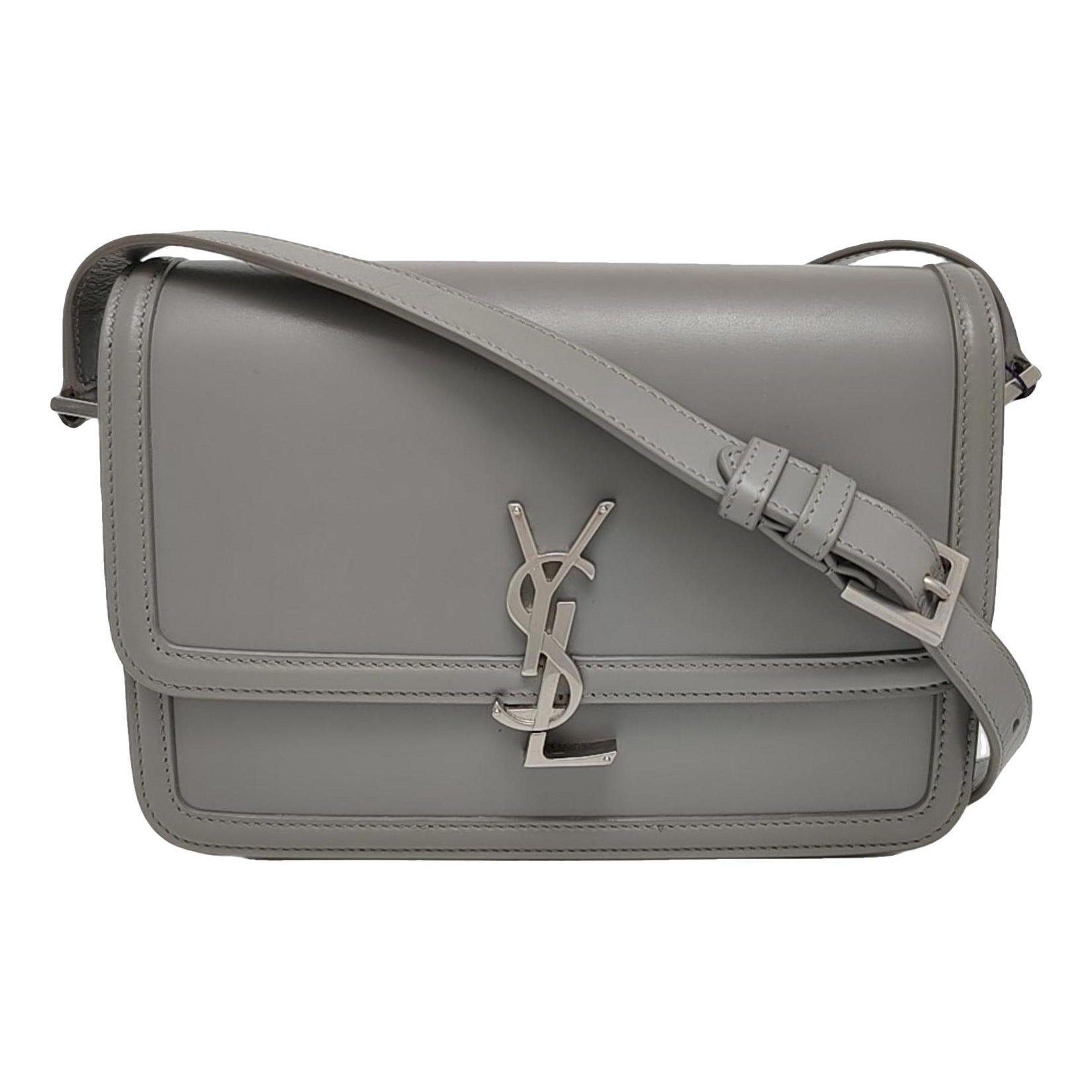 Solférino leather handbag