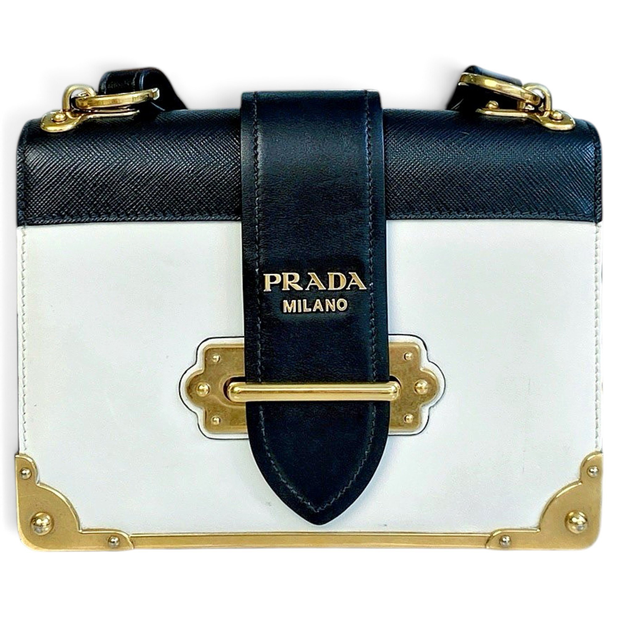 Cahier leather handbag