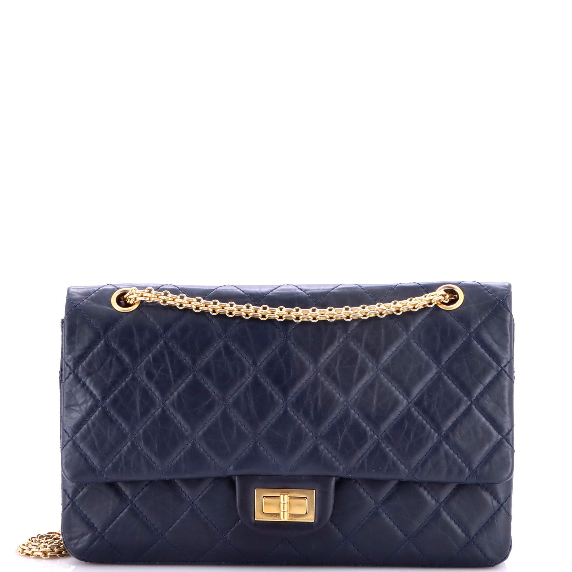 Reissue 2.55 Flap Bag Quilted Aged Calfskin 227
