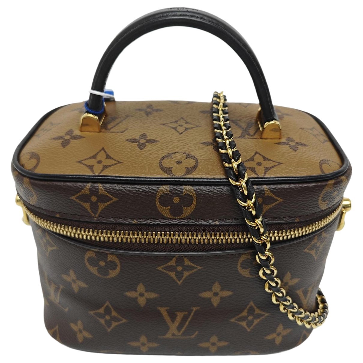 Vanity leather handbag