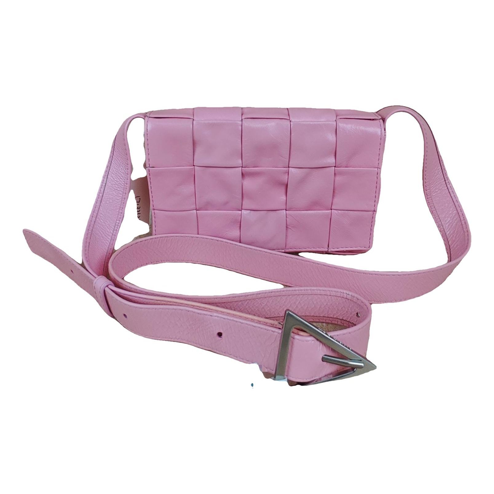 Cassette leather handbag