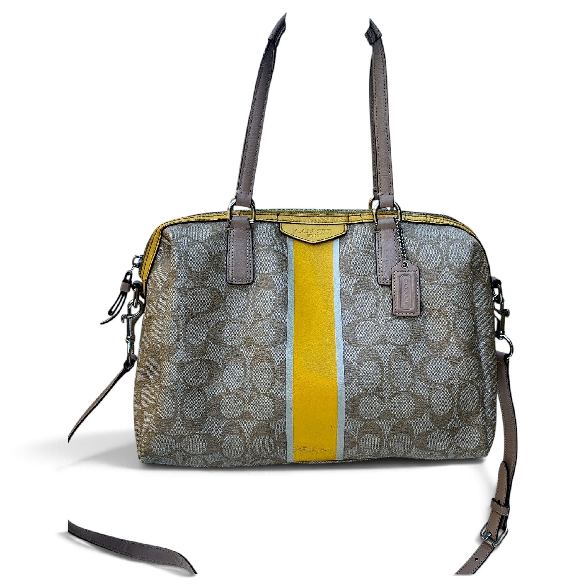 Coach Signature Sufflette leather crossbody bag