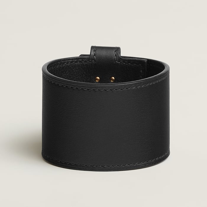 Noir Kelly Twist Bracelet, Large Model