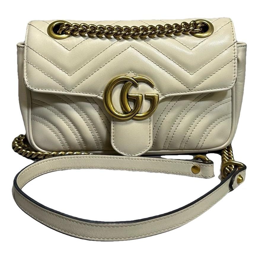 GG Marmont Flap leather crossbody bag