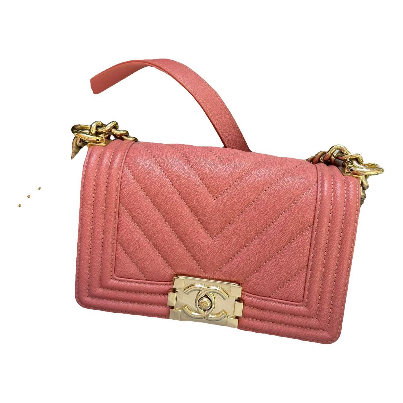 Boy pony-style calfskin handbag