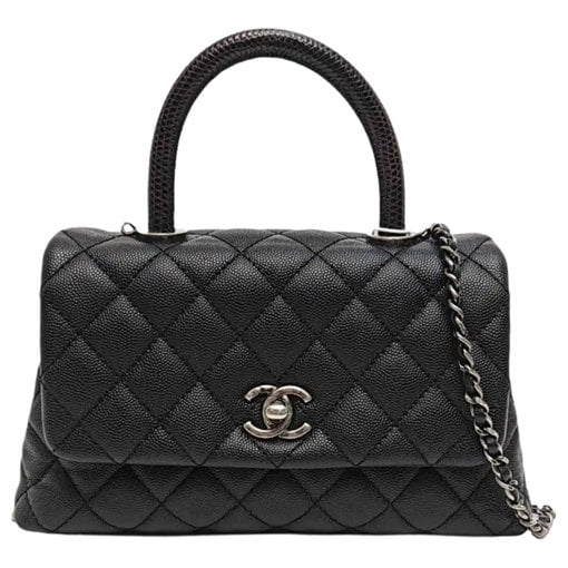 Coco Handle leather handbag