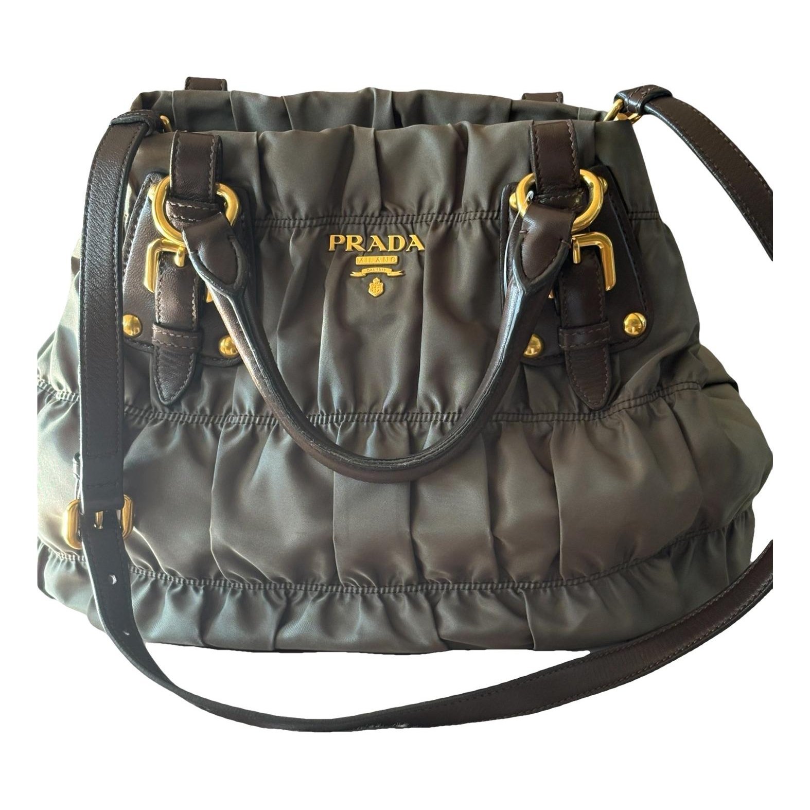 Leather handbag