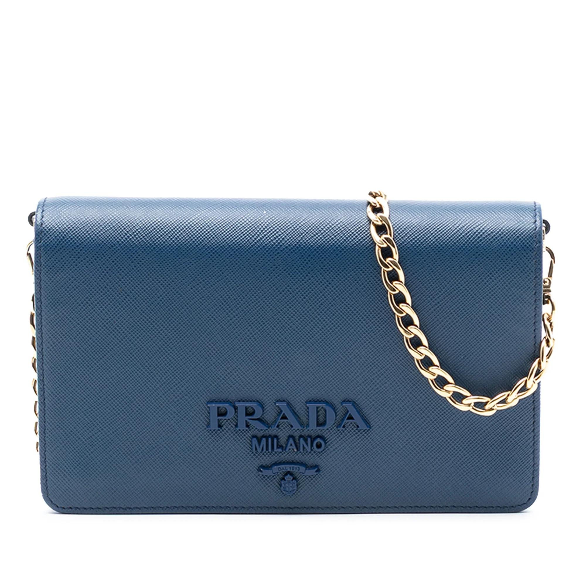 Monochrome leather crossbody bag