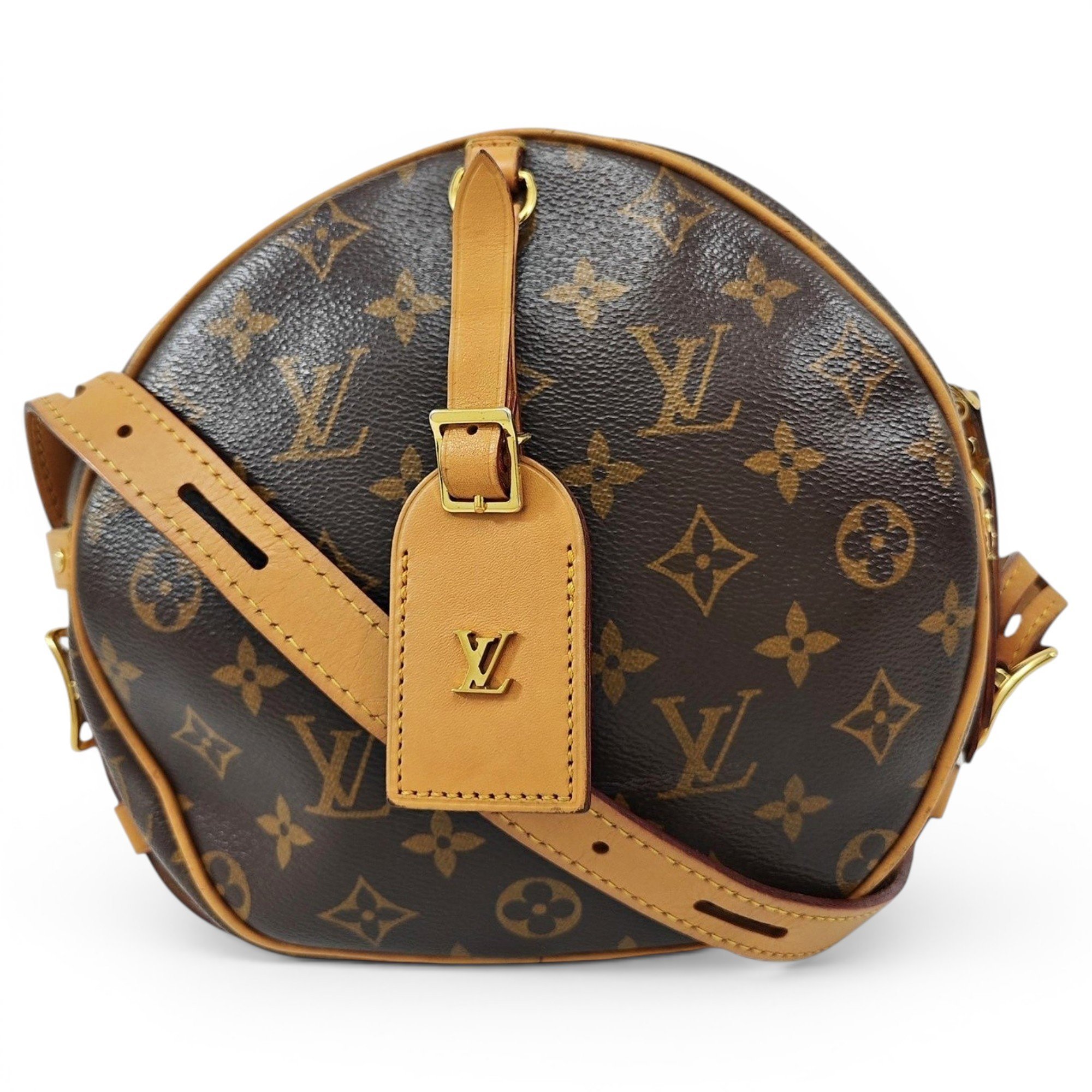 Micro boite chapeau leather handbag
