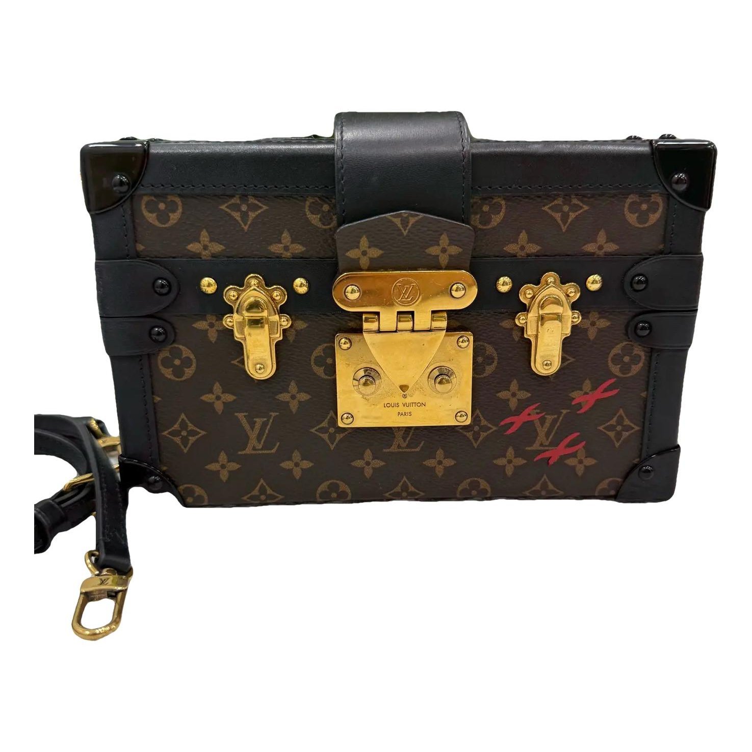 Petite Malle vinyl handbag