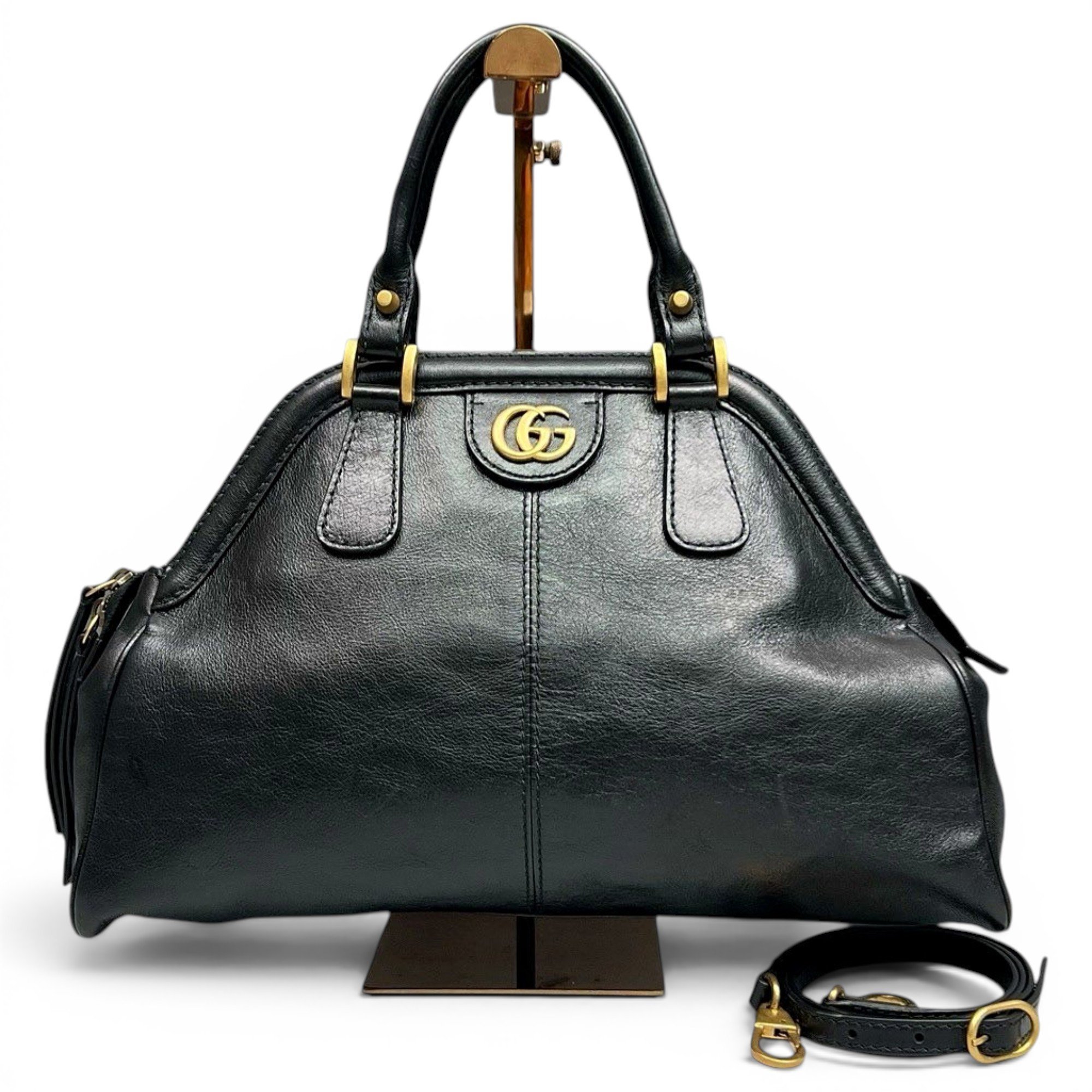 Leather handbag