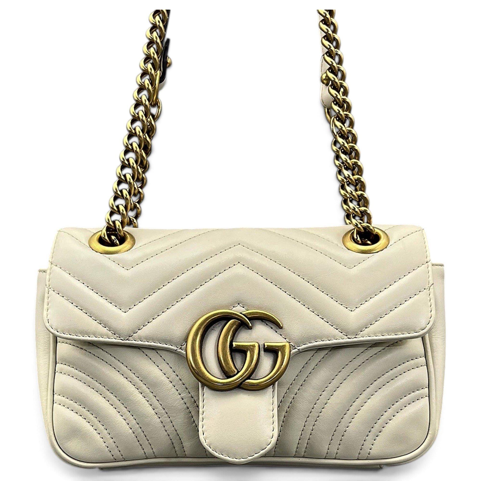 GG Marmont Flap leather crossbody bag