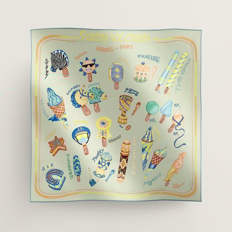 Funny Ice Cream Scarf 70