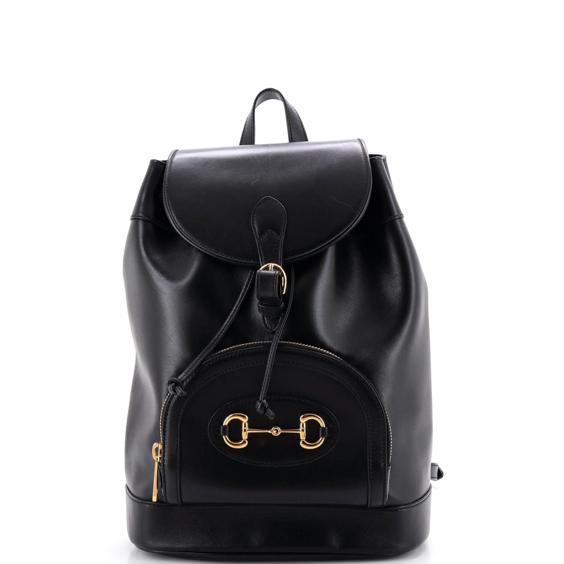 Leather backpack