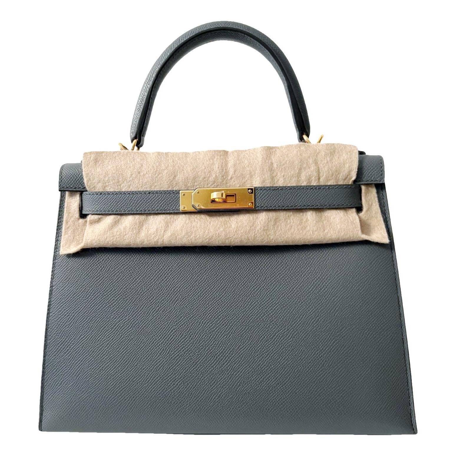 Kelly 28 leather handbag