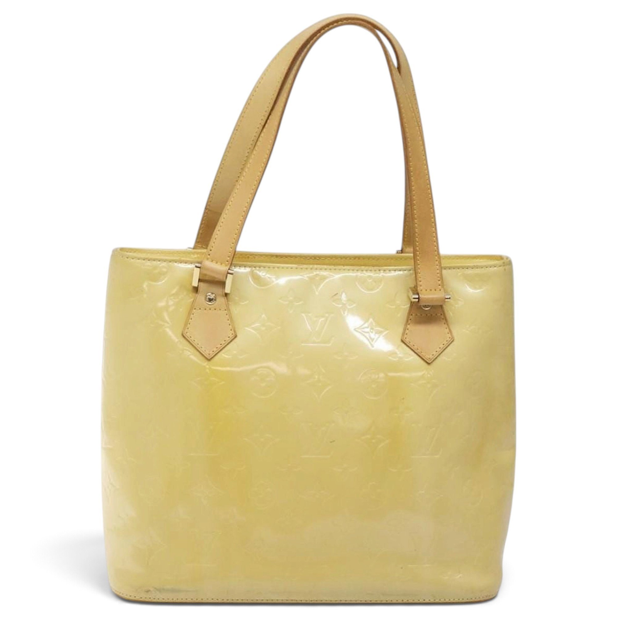 Houston patent leather handbag