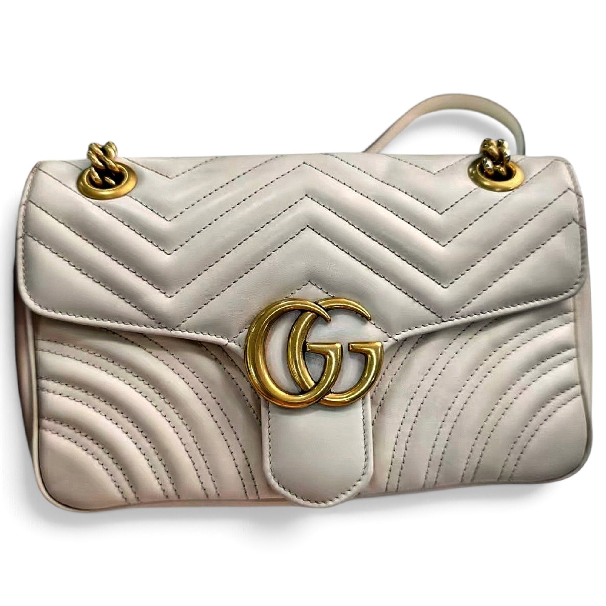 GG Marmont Flap leather crossbody bag