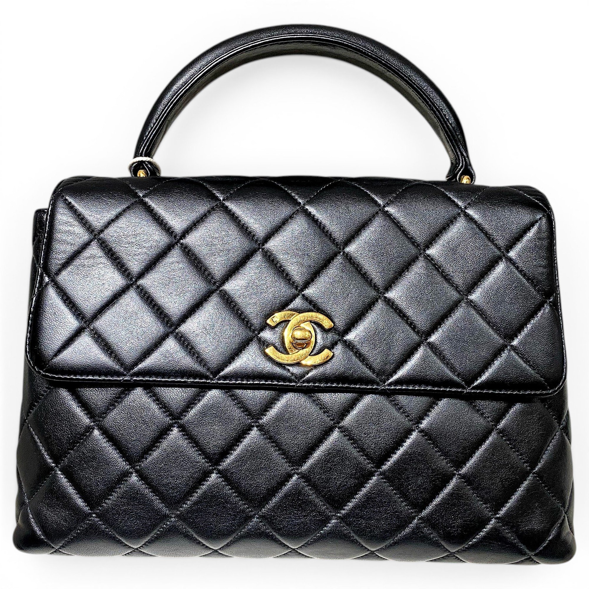 Coco Handle leather handbag
