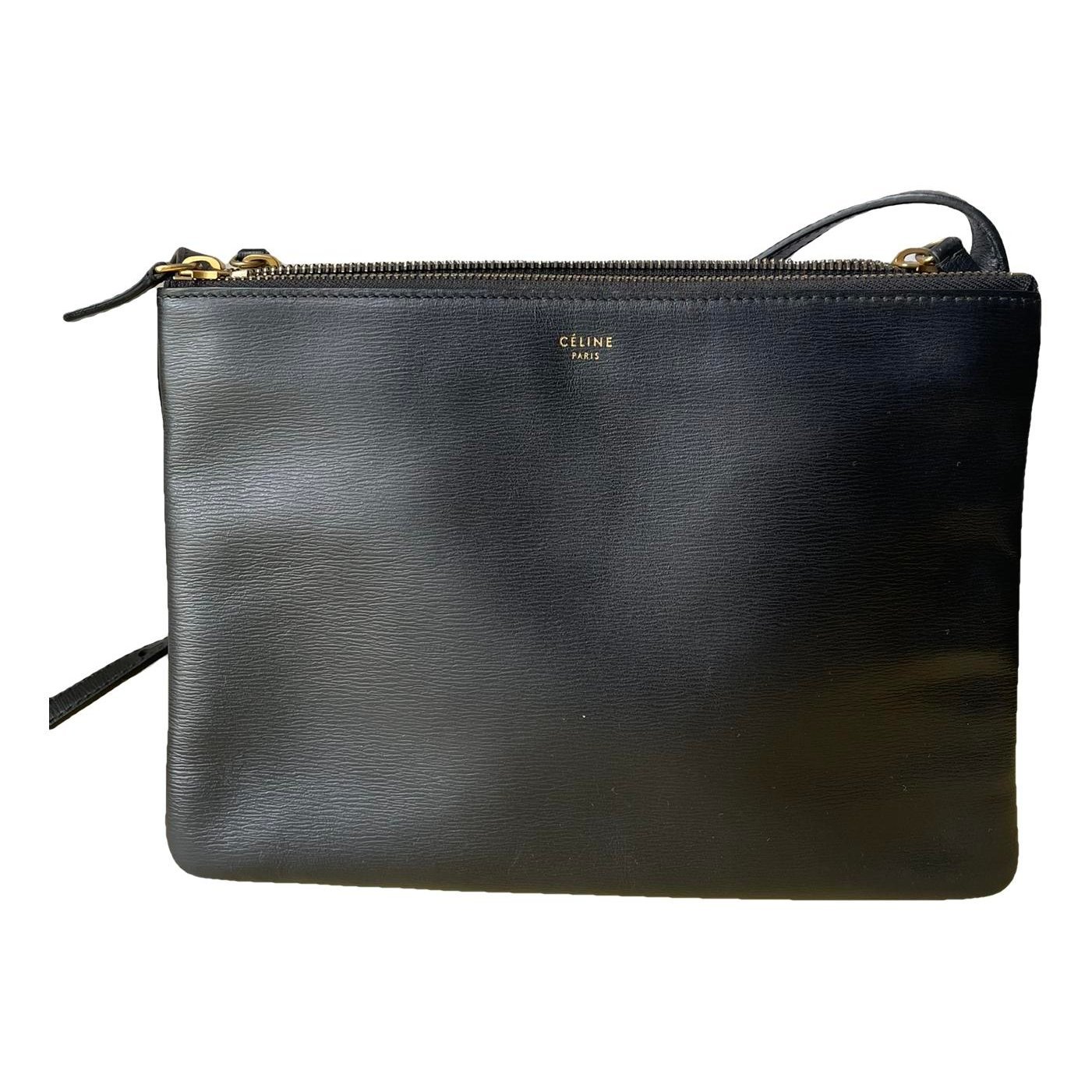Trio leather crossbody bag