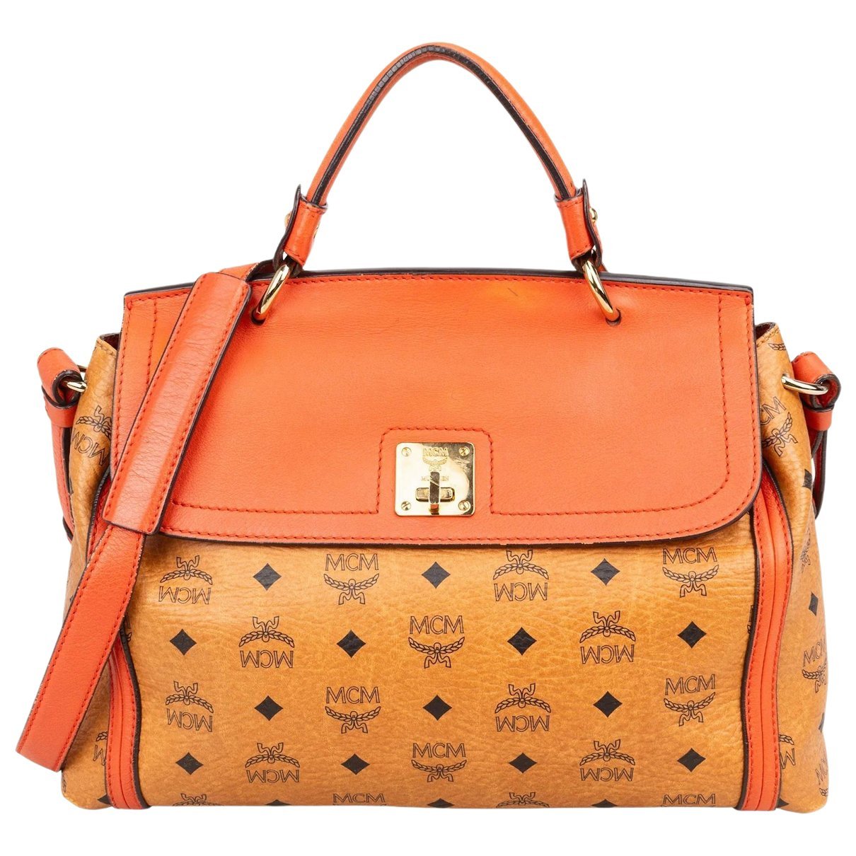 Boston leather handbag