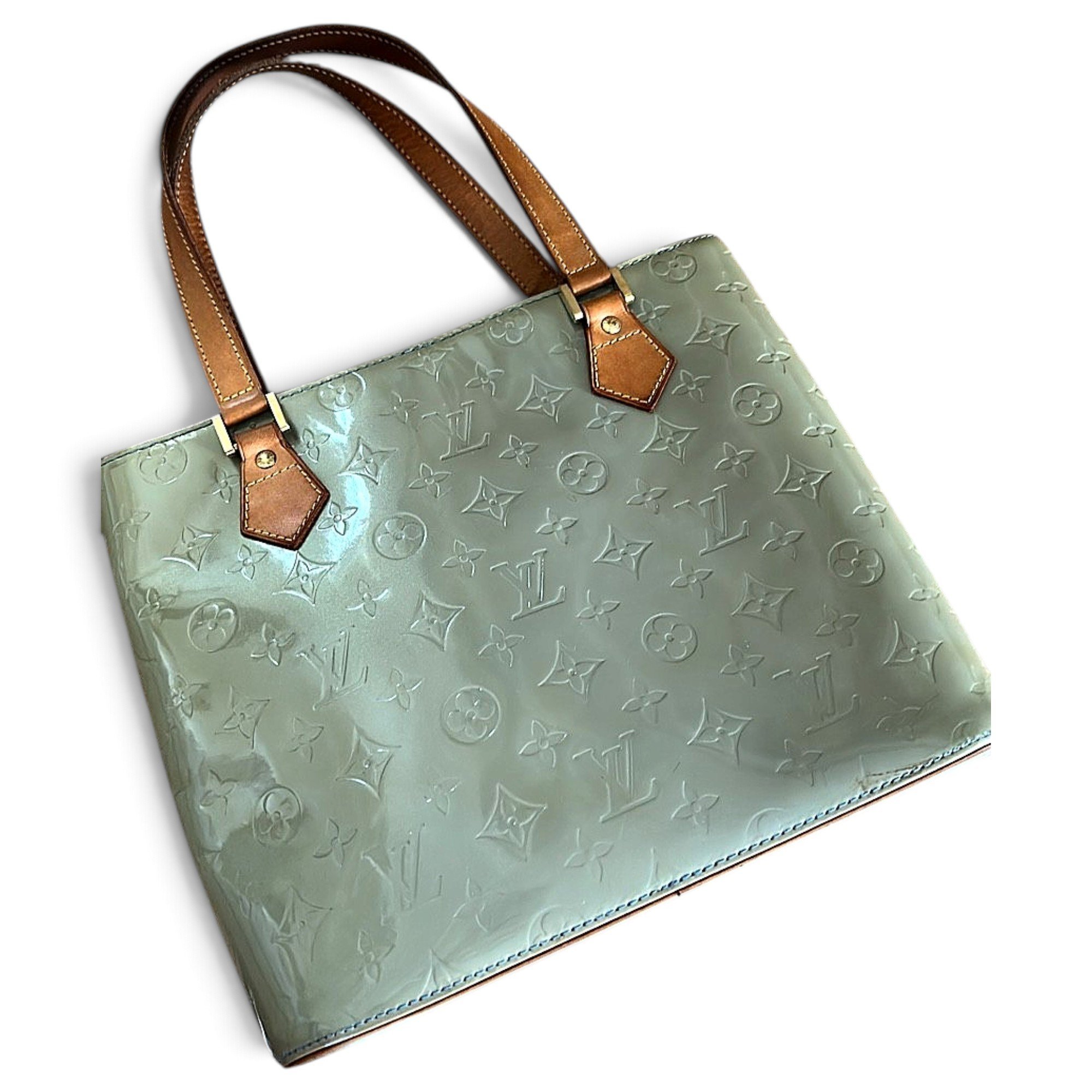 Houston patent leather tote
