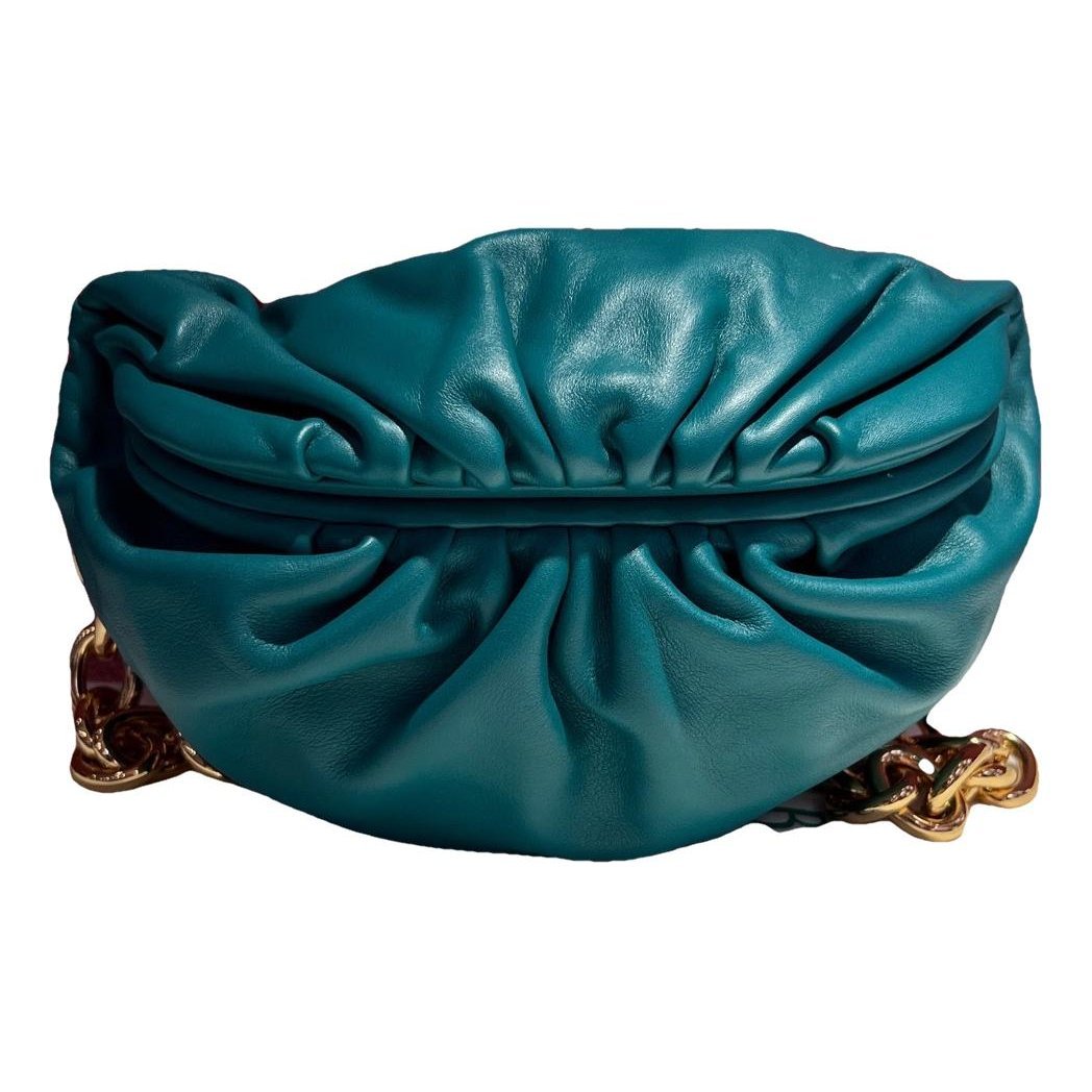 Pouch leather handbag