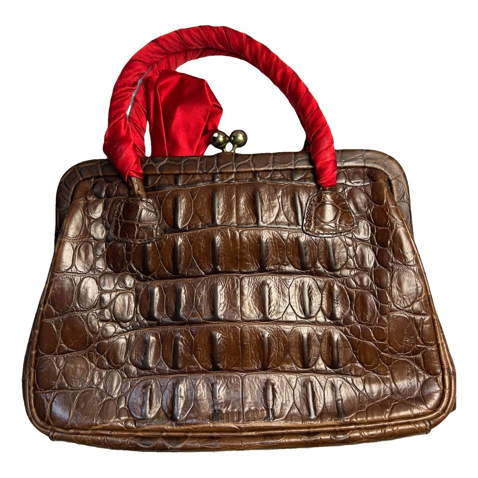 Leather handbag