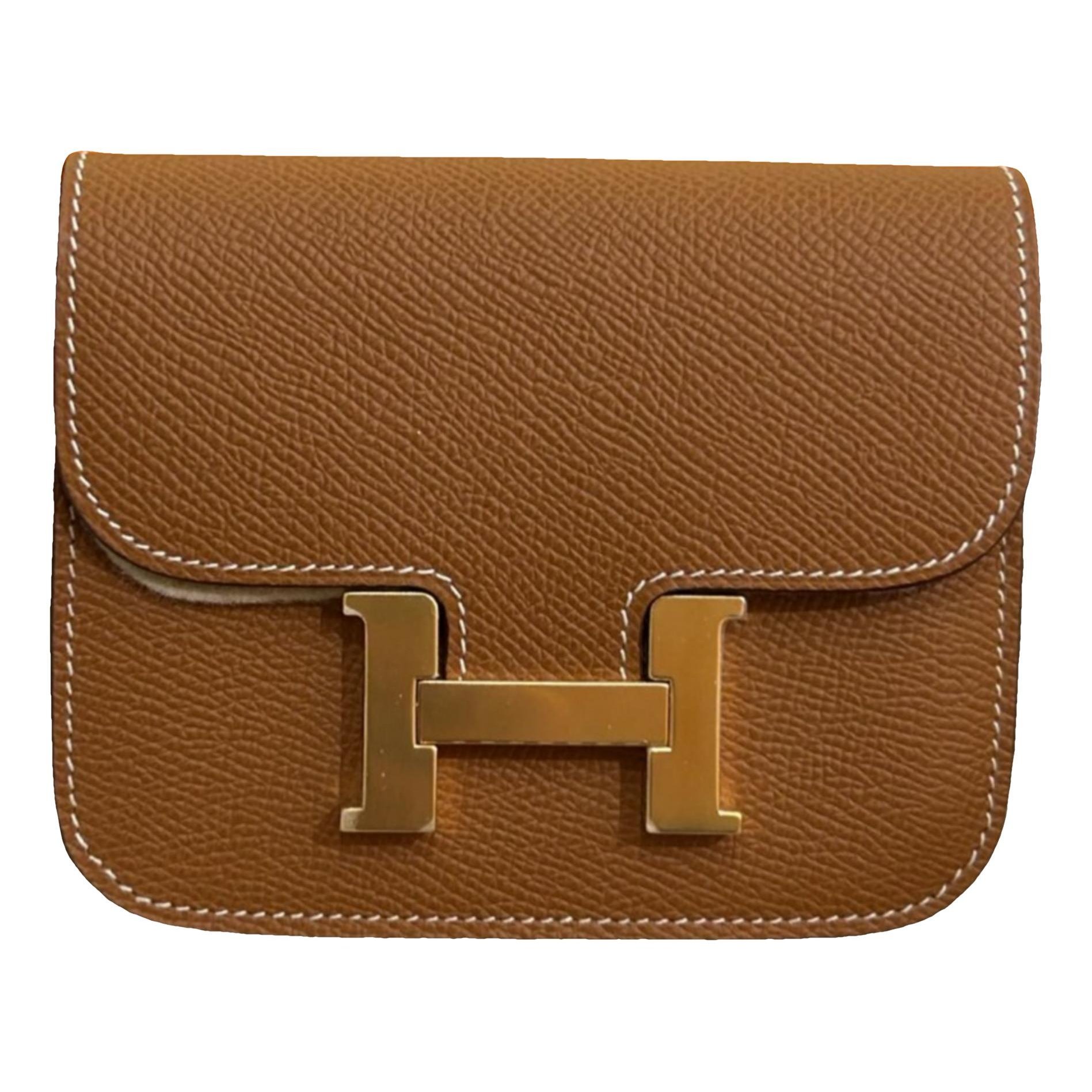 Constance leather clutch bag