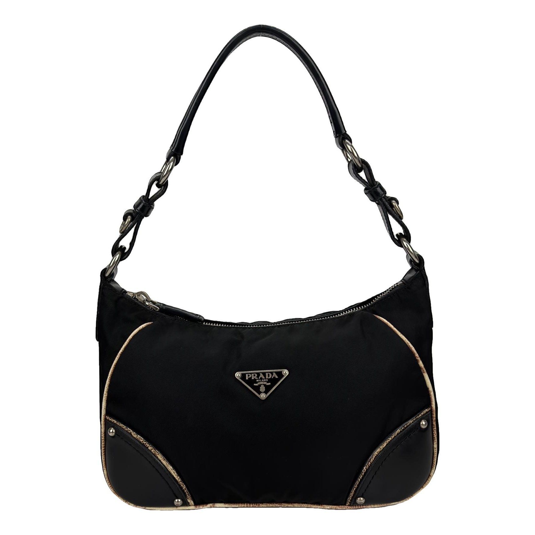 Moon vinyl handbag