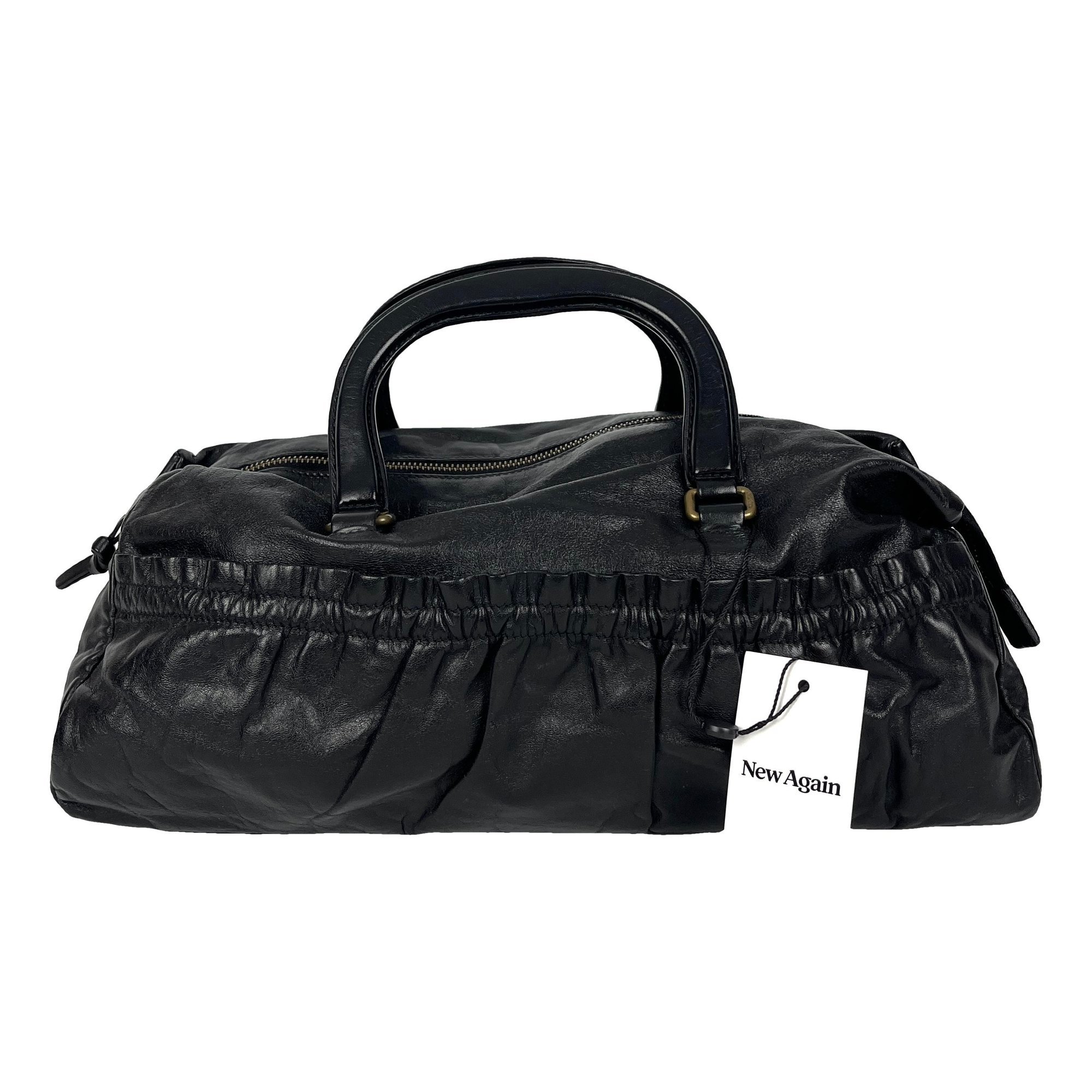 Leather handbag