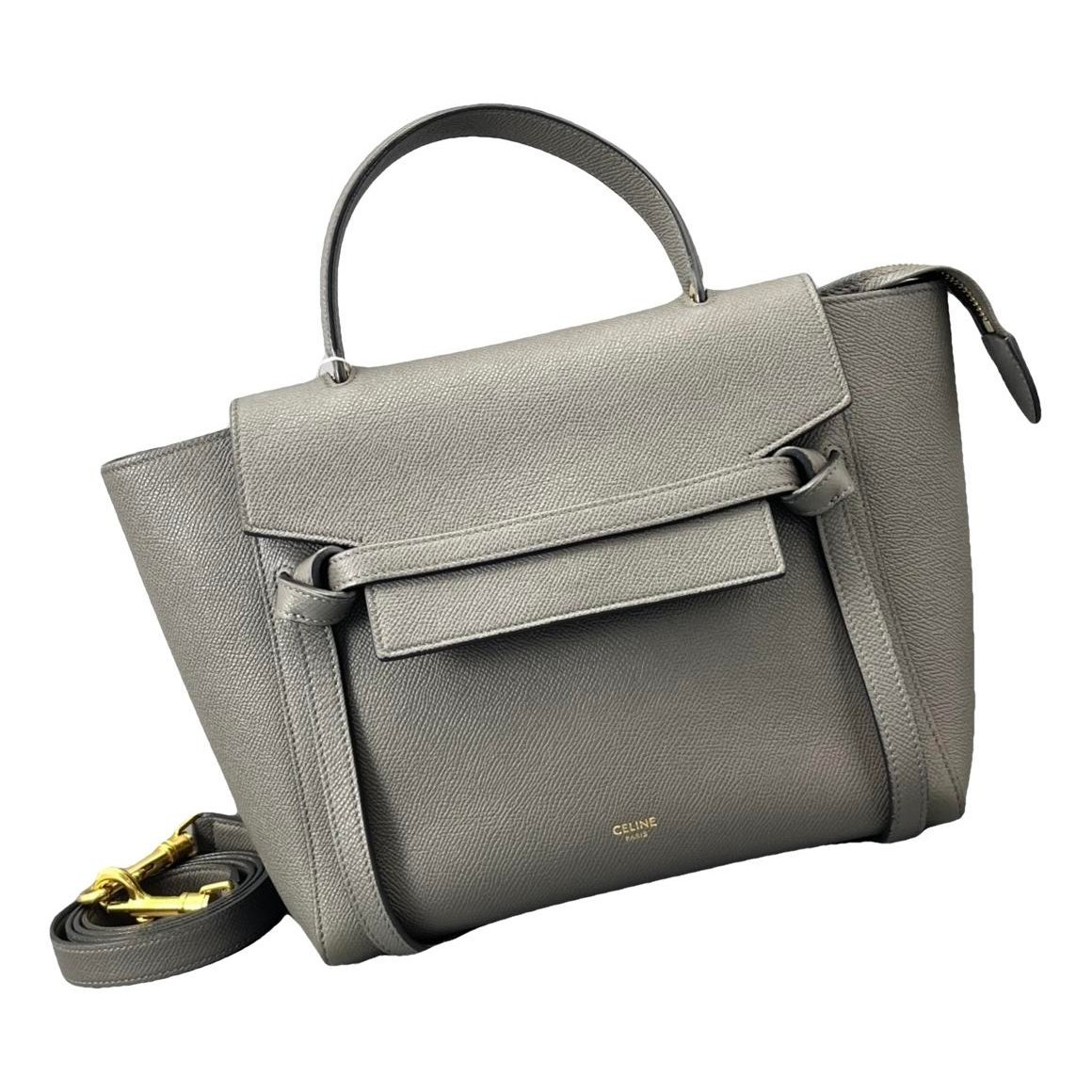 Belt leather handbag