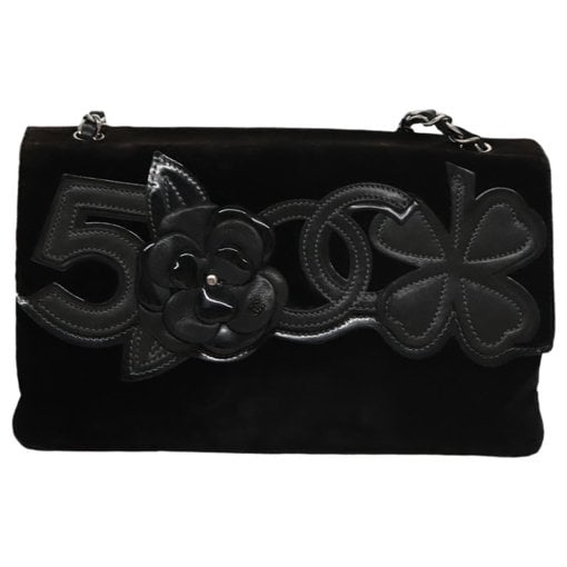 Deauville Chain velvet handbag