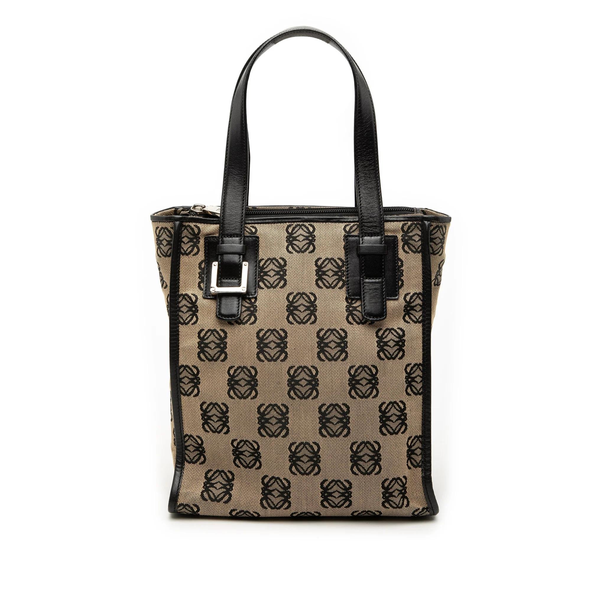 Anagram leather handbag