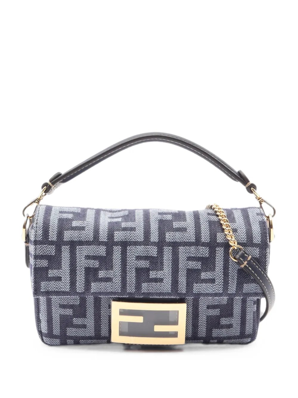 2010-2026 Mini Zucca Denim Baguette satchel
