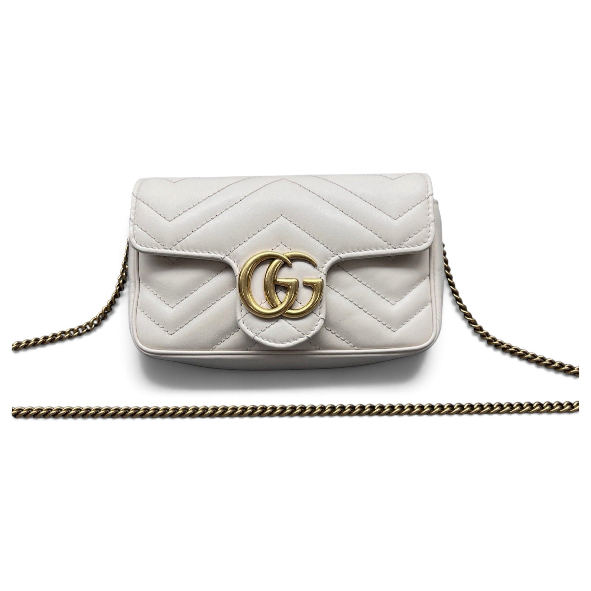 GG Marmont Chain Flap leather crossbody bag