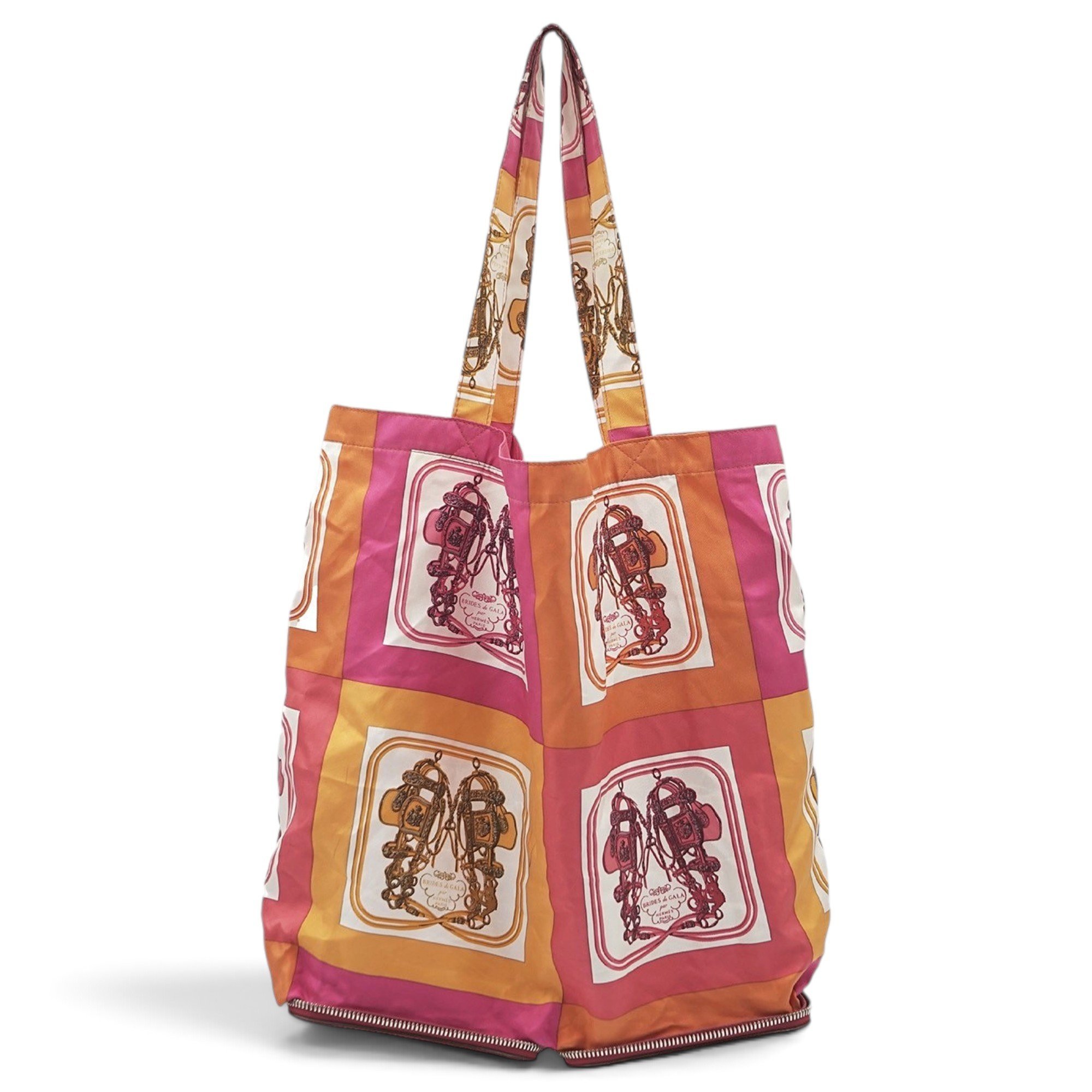 Silky Pop silk tote