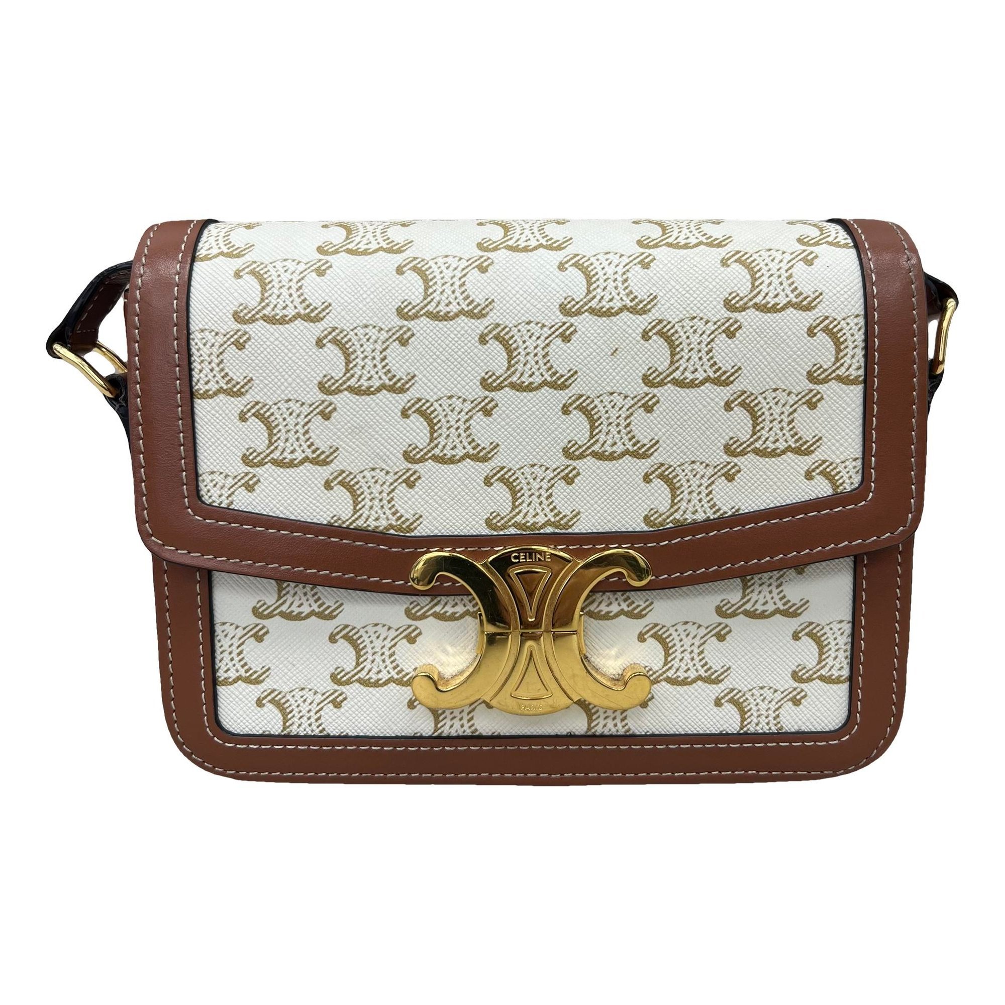 Triomphe cloth handbag