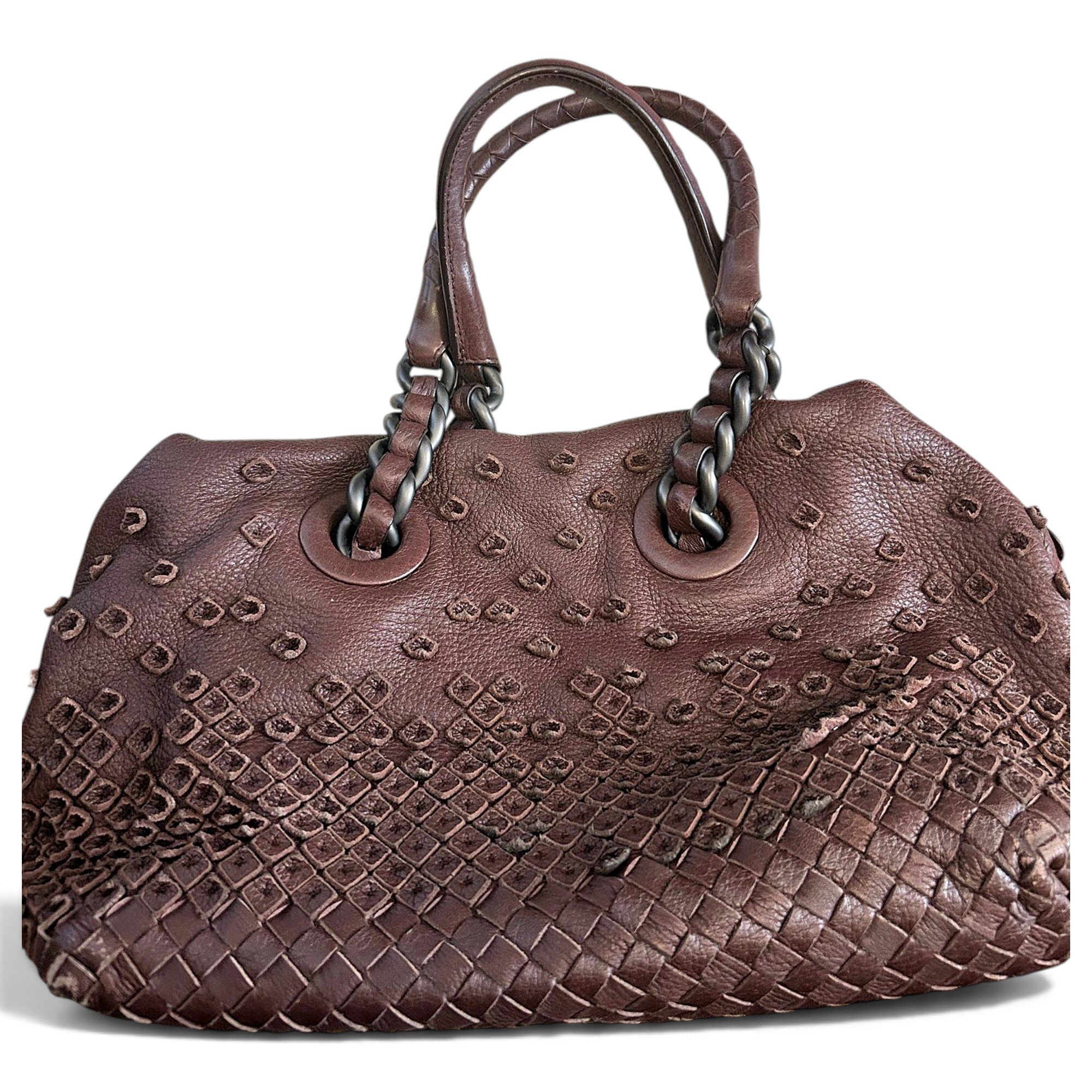Leather handbag