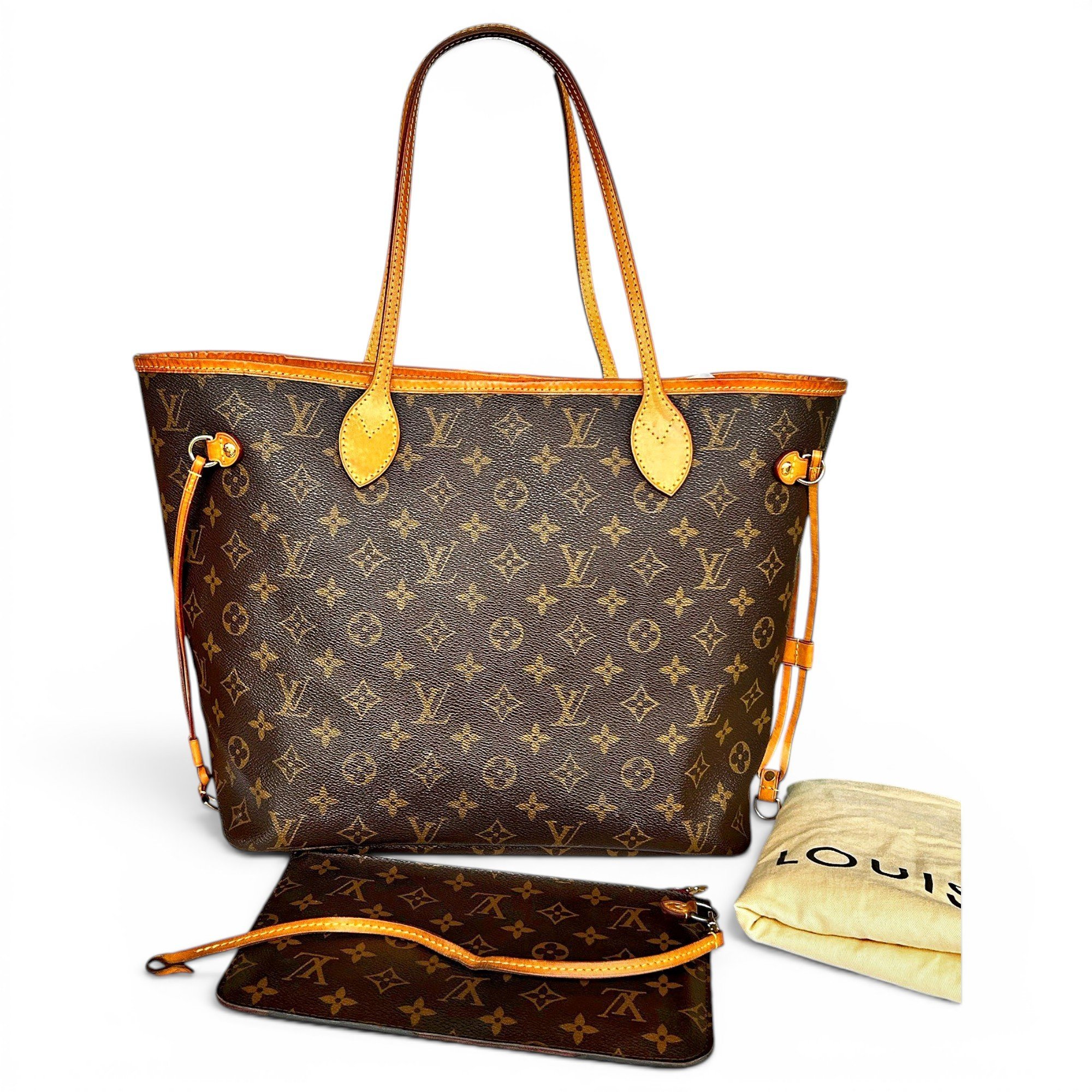 Neverfull leather handbag