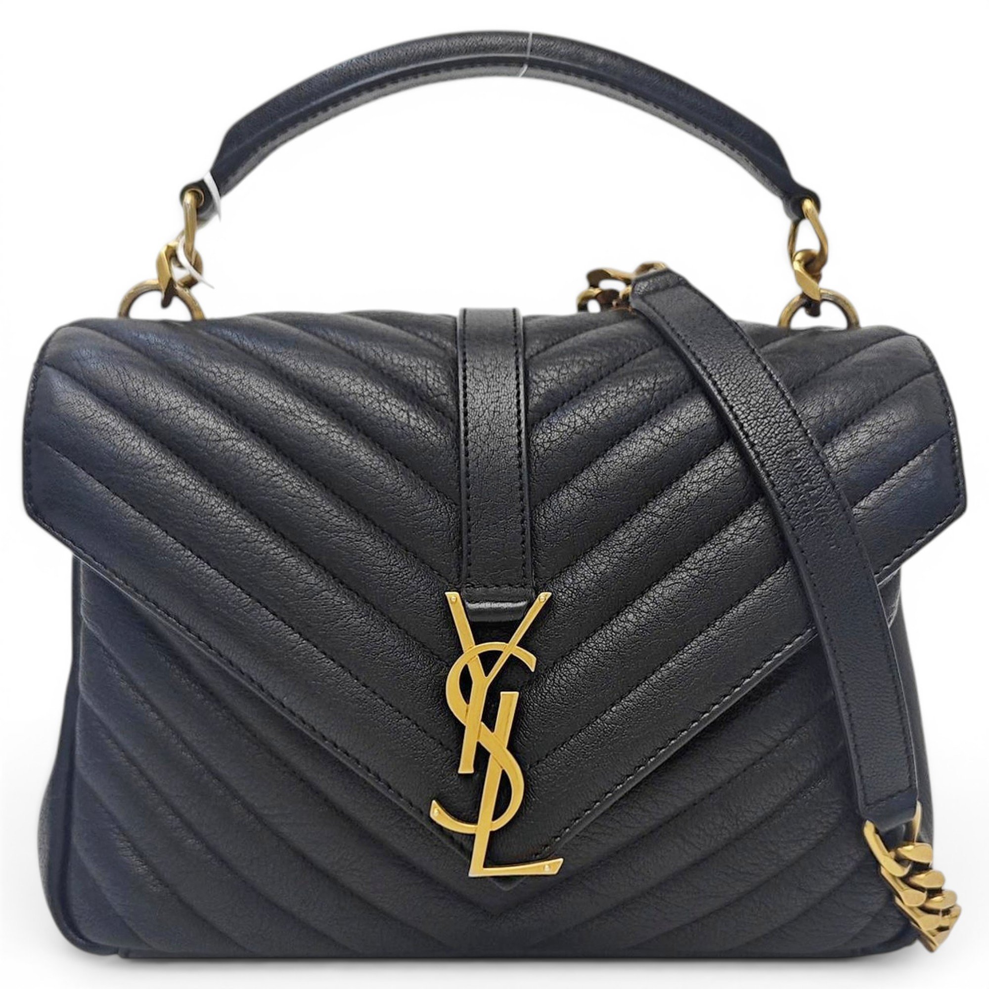 Collége monogramme leather handbag